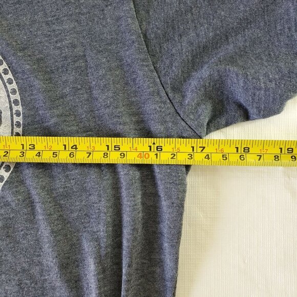 George Straight Concert Tee Women's Grey Graphic T-Shirt Short Sleeve Printed Si - Picture 7 of 8